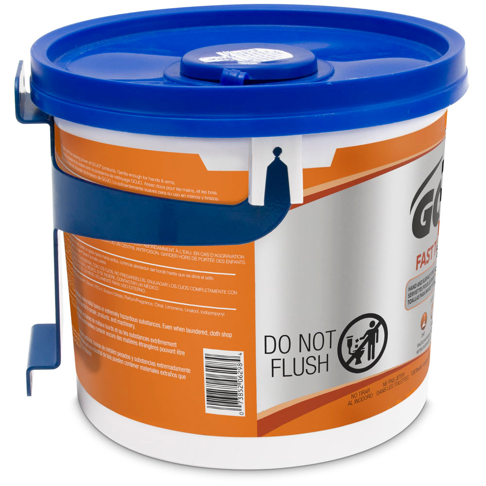 GOJO Fast Towels provide waterless cleaning anywhere heavy duty work is done.