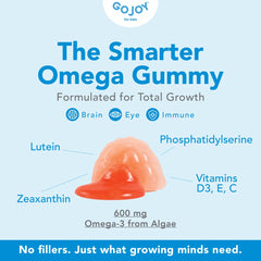 GOJOY Kids Omega-3 algae-based gummies for a fish-free omega option.