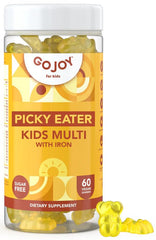 GOJOY NATURALS picky-eater gummies bottle, daily kid nutrition benefit