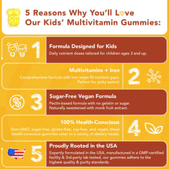 GOJOY NATURALS sugar-free kids multivitamin product shot