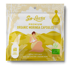 Go-Lacta moringa capsules bottle for lactation support
