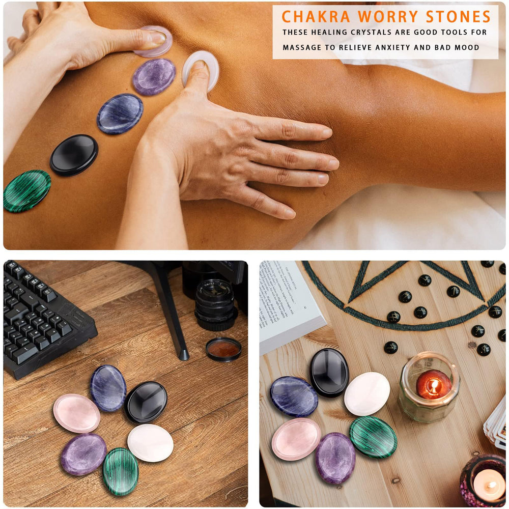 GolbalJew lapis lazuli palm stone enhances clarity and insight