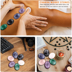 GolbalJew lapis lazuli palm stone enhances clarity and insight