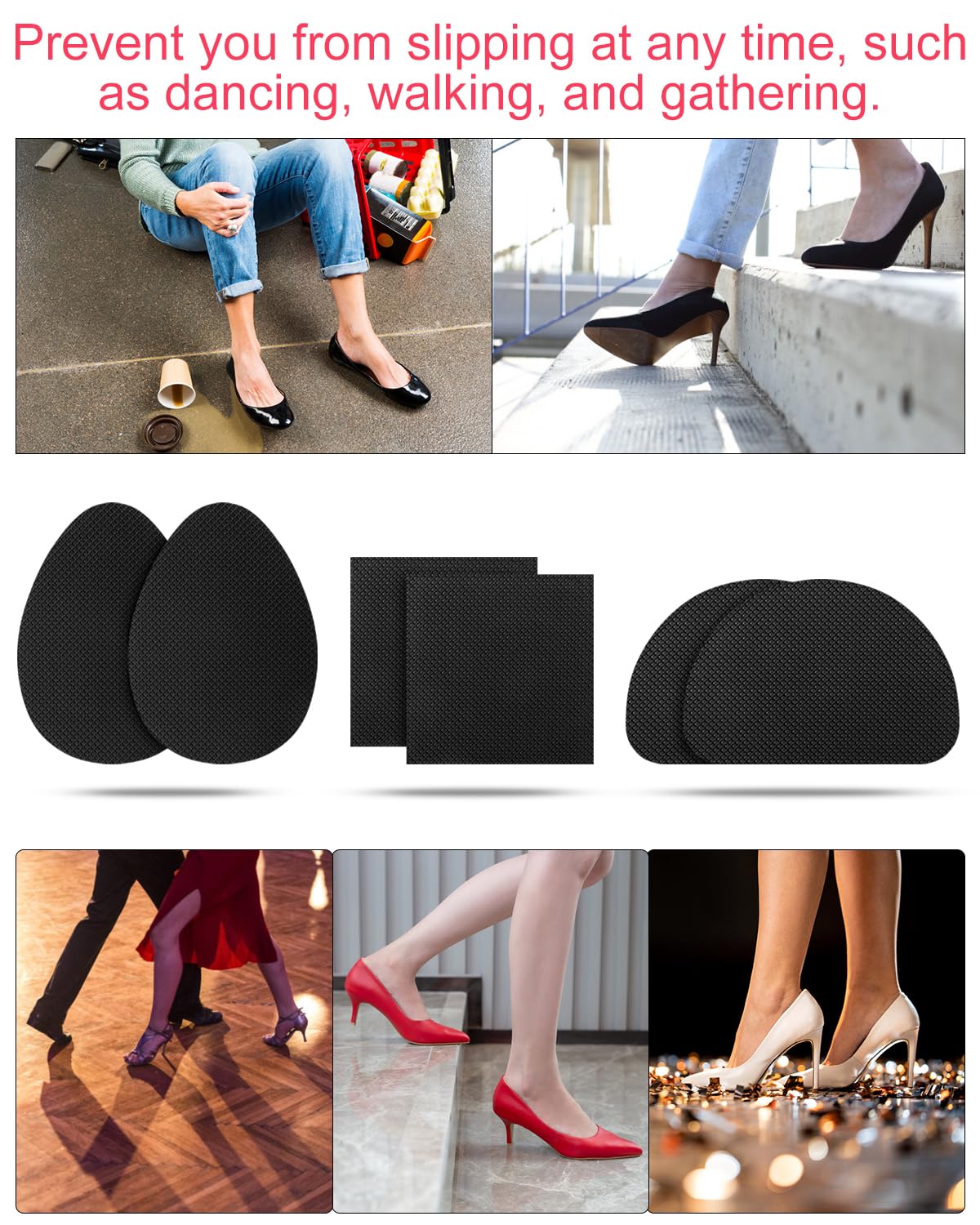 Golbylicc shoe life-saver pads help prevent sole wear and extend longevity.