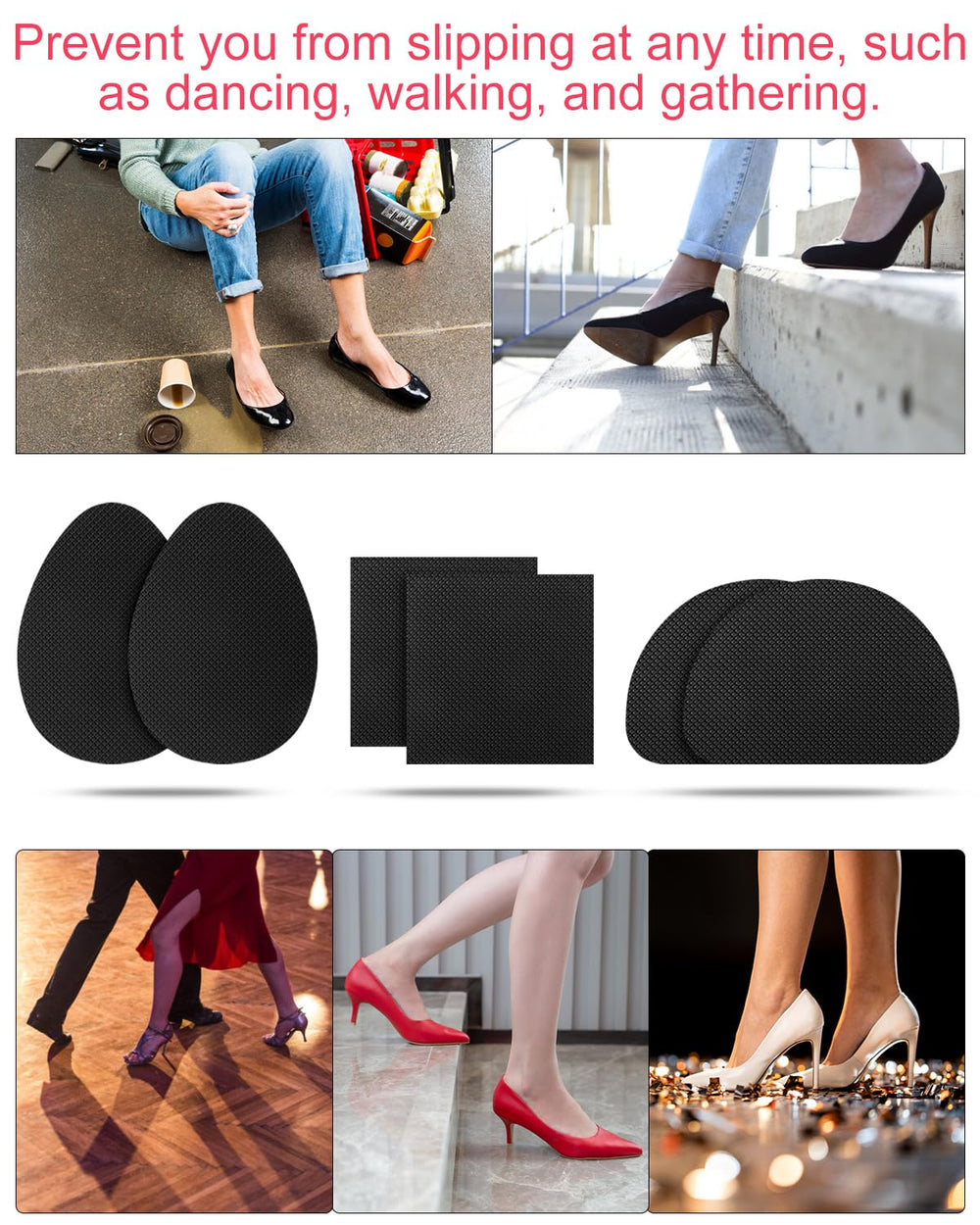 Golbylicc shoe life-saver pads help prevent sole wear and extend longevity.