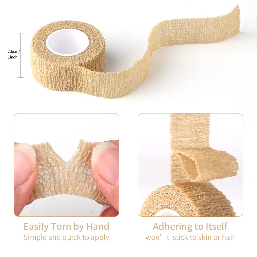 Golden Pearl banda elastica autoadherente para muñeca, apoyo estable para uso diario