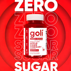 Goli ACV gummies vitamin B12 panel emphasizes energy metabolism.