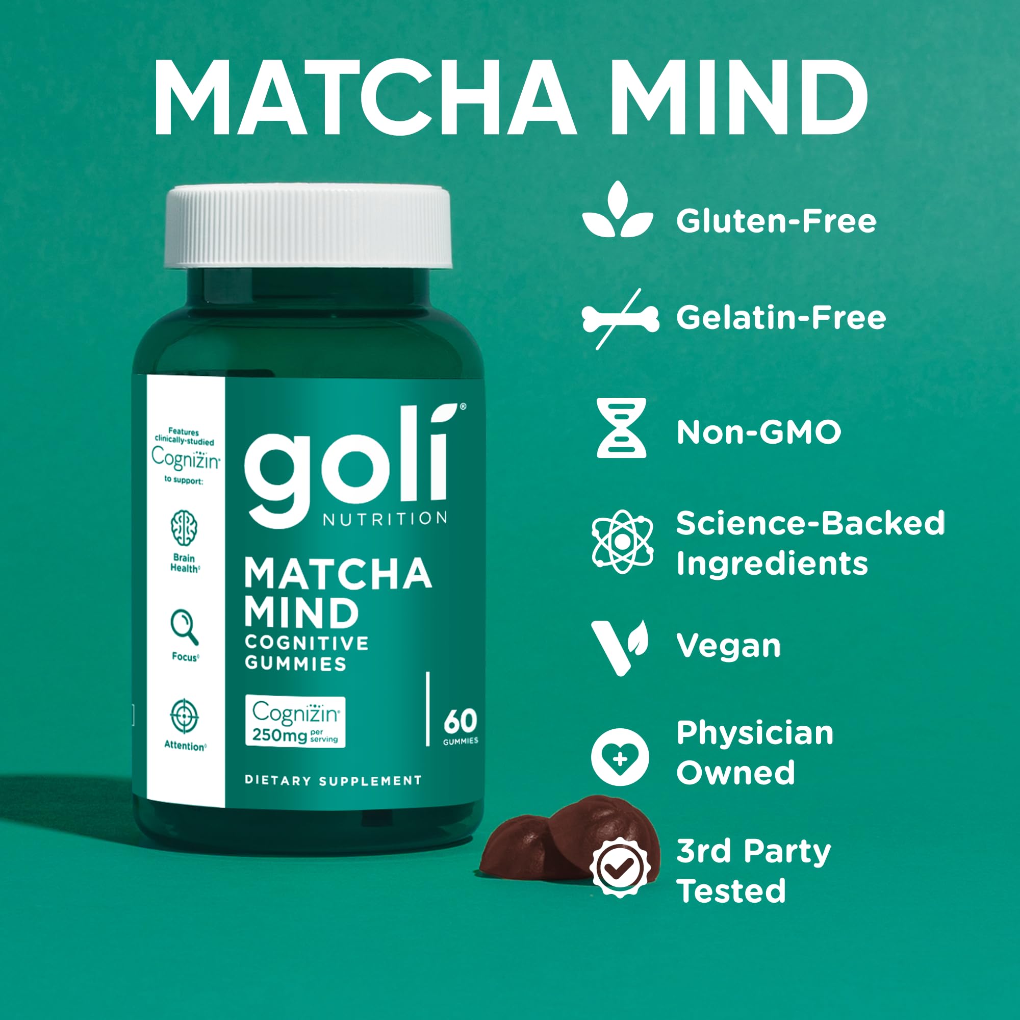 Goli Matcha Mind desk study session setting for focus