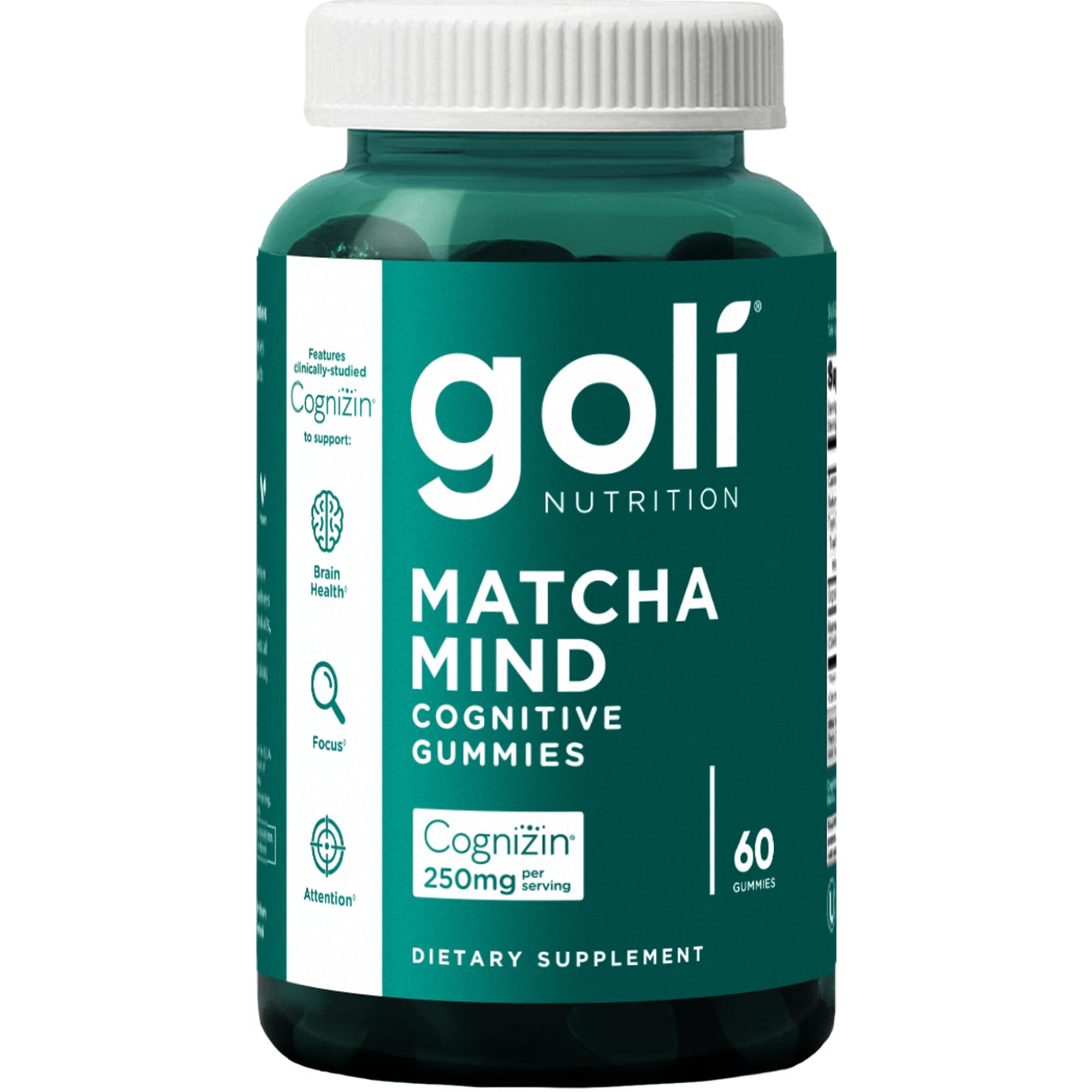 Goli Matcha Mind packaging front for daily focus use