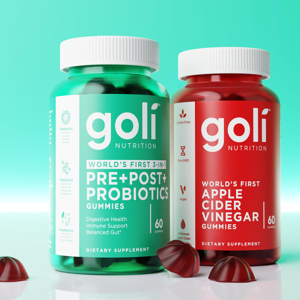 Goli Pre+Post+Probiotics US manufacturing in cGMP facilities