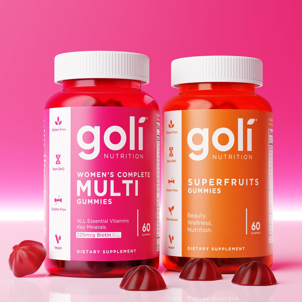 Goli Superfruits vegan, non-GMO and gluten-free gummies choice