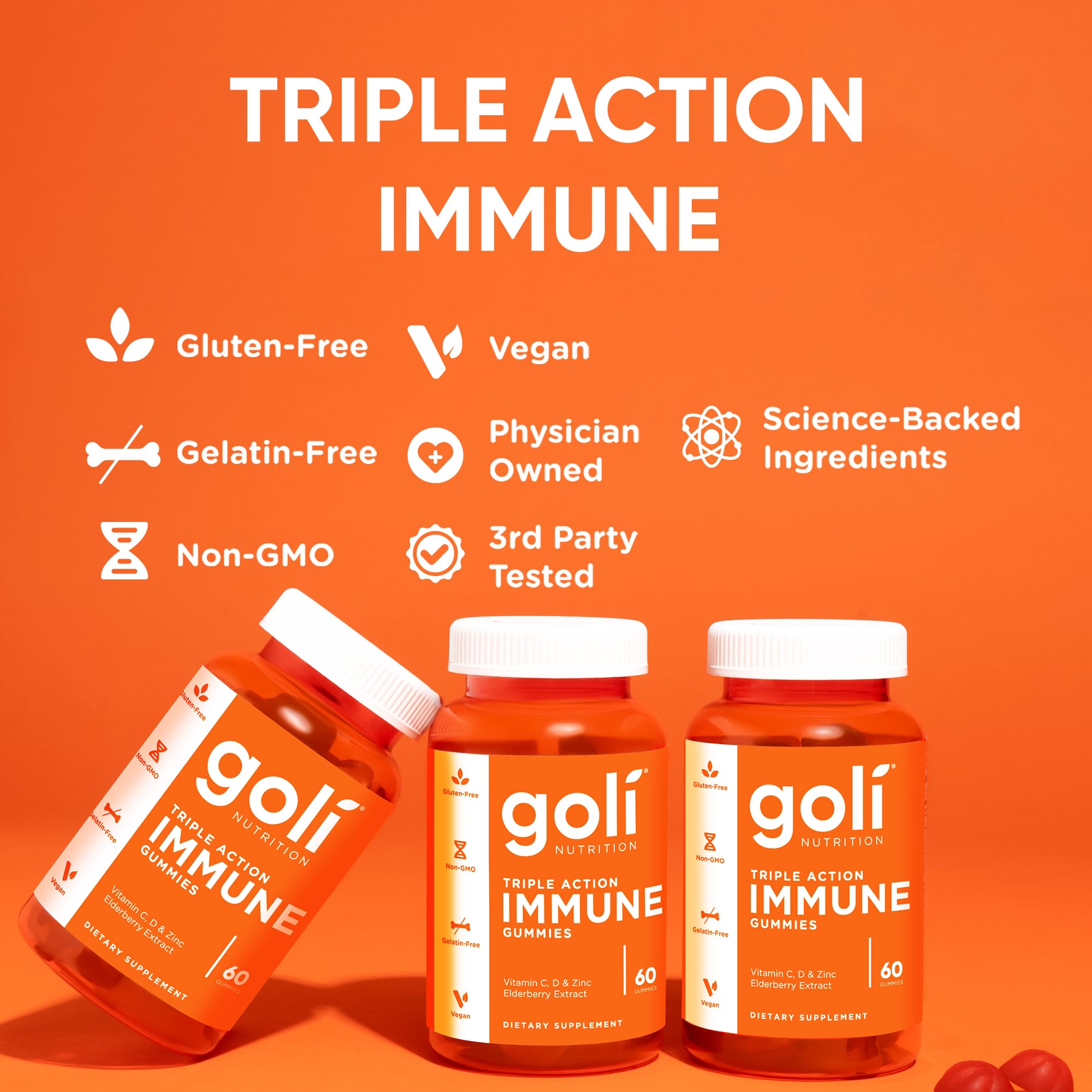 Goli Gummies free from artificial colors and common allergens