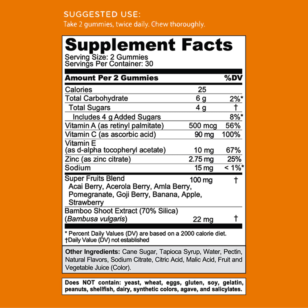 Goli Vegan gluten-free non-GMO immune gummies