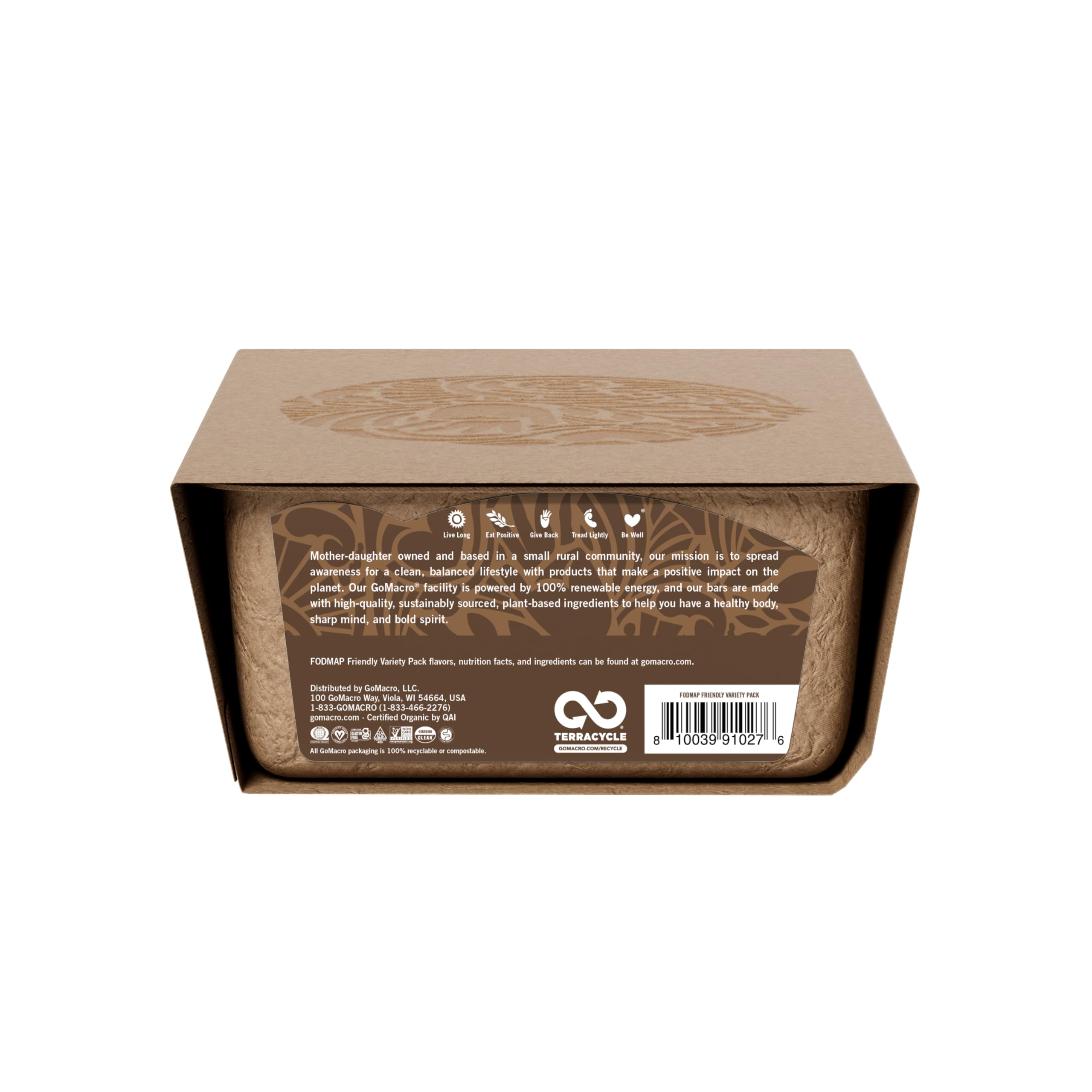 GoMacro Banana + Almond Butter bar convenient morning energy