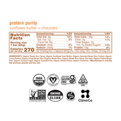 GoMacro MacroBar Sunflower Butter + Chocolate nut-free, dairy-free snack option.