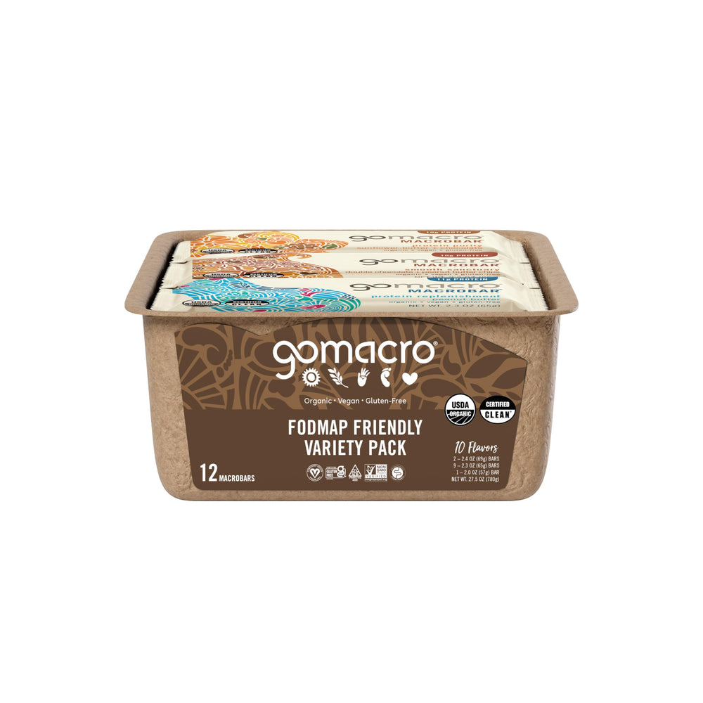 GoMacro Sunflower Butter + Chocolate bar dairy-free energy for busy days