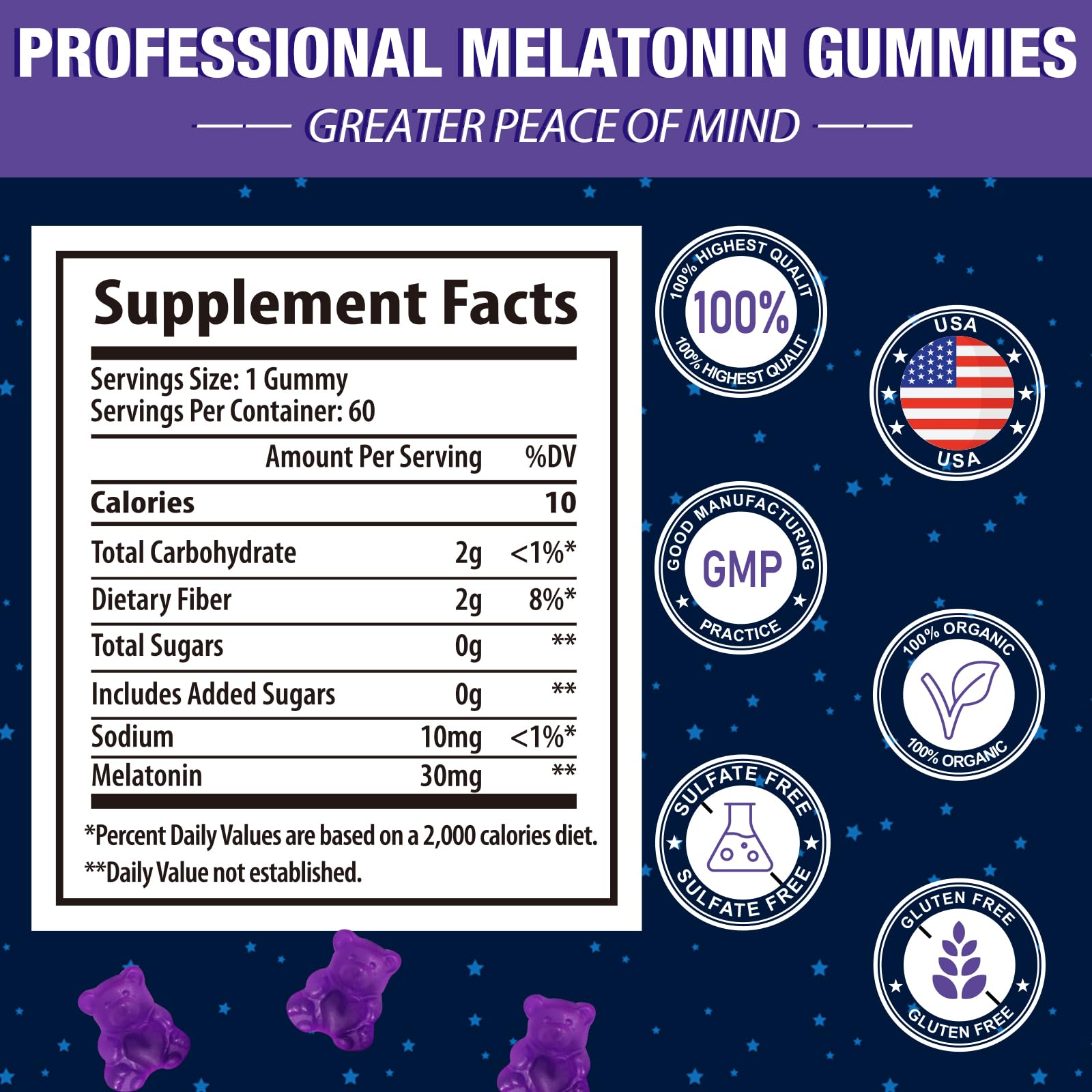 Gomhoreye Melatonin Gummies being poured for nightly use.
