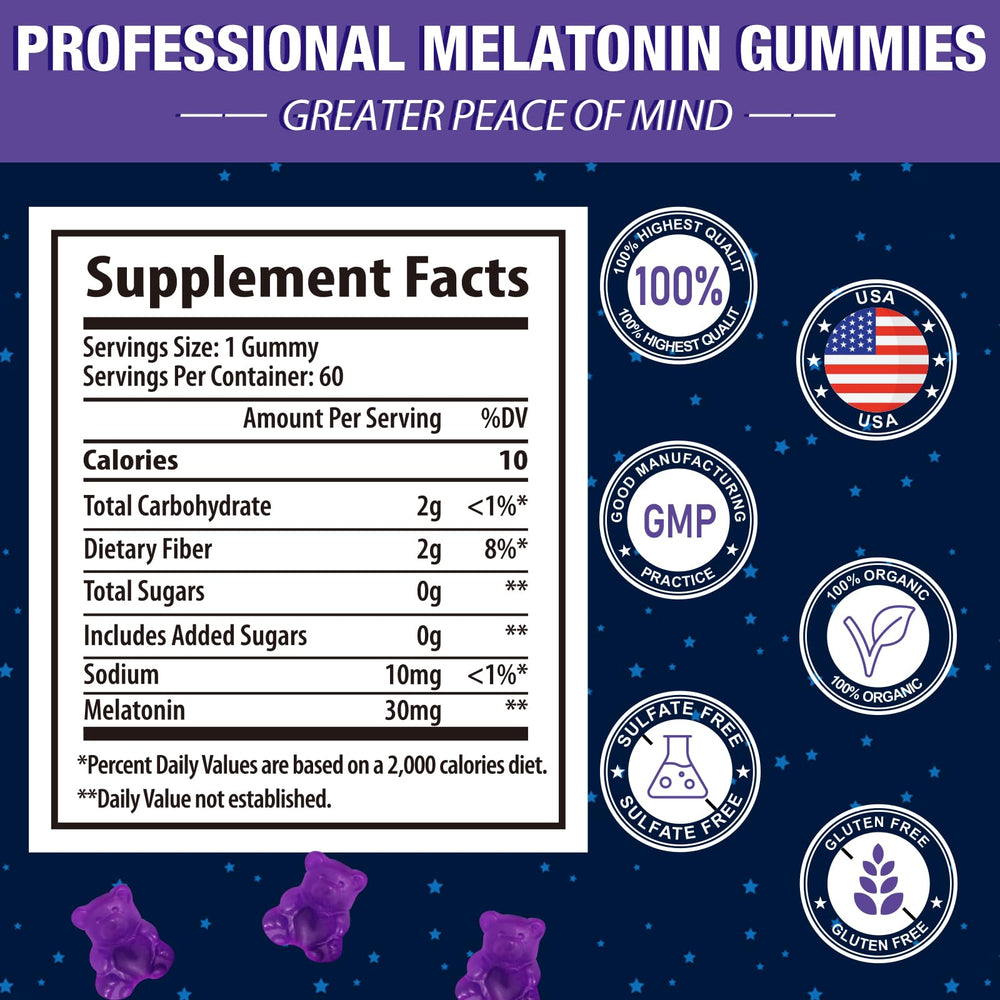 Gomhoreye Melatonin Gummies being poured for nightly use.