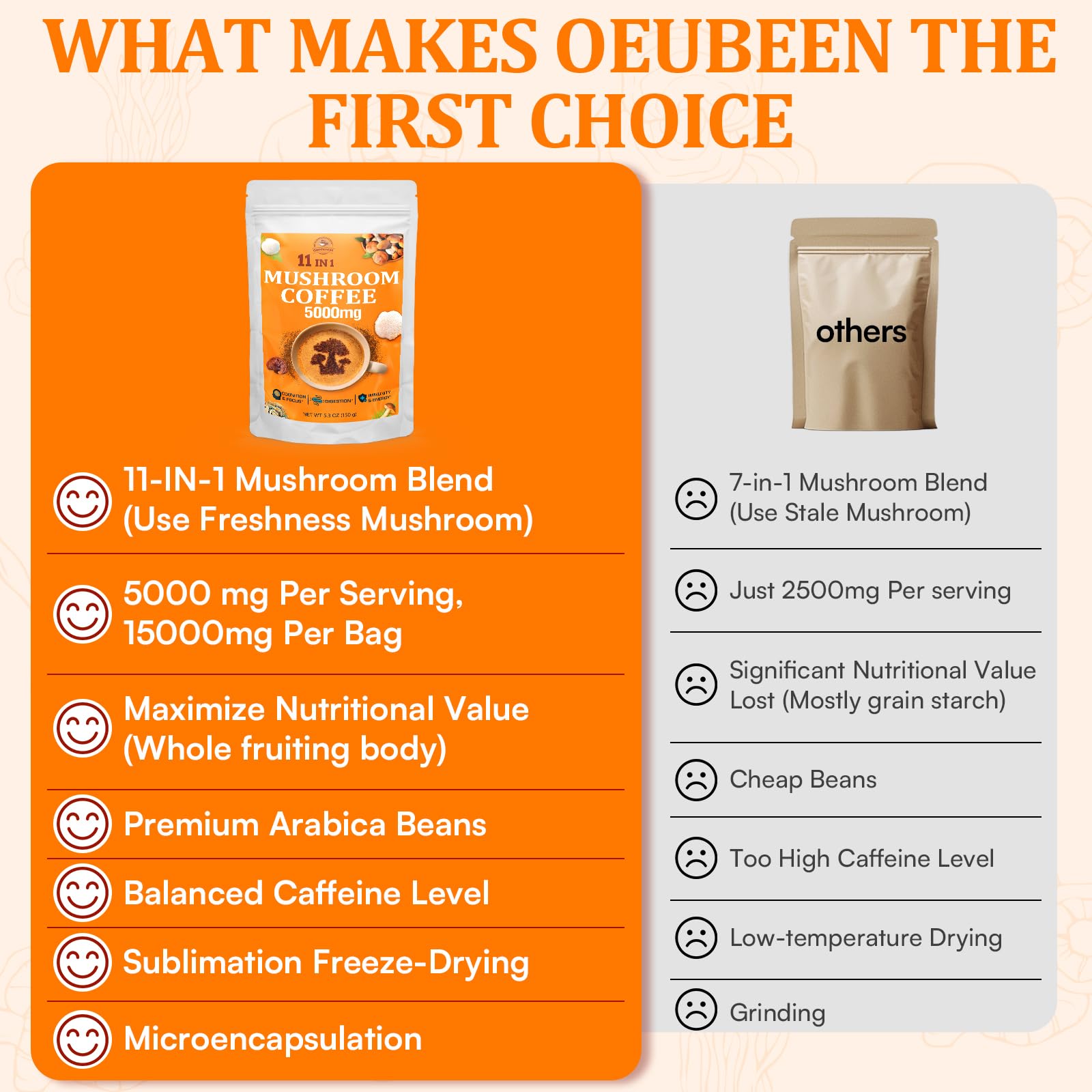Gomhoreye Mushroom Coffee cold brew with ice showing refreshing versatility.