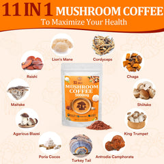 Gomhoreye Mushroom Coffee scoop included for easy daily use.