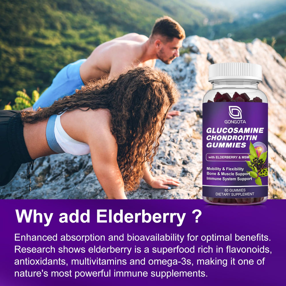 GONGOTA gummies daily-serve two gummies per day for joint care.
