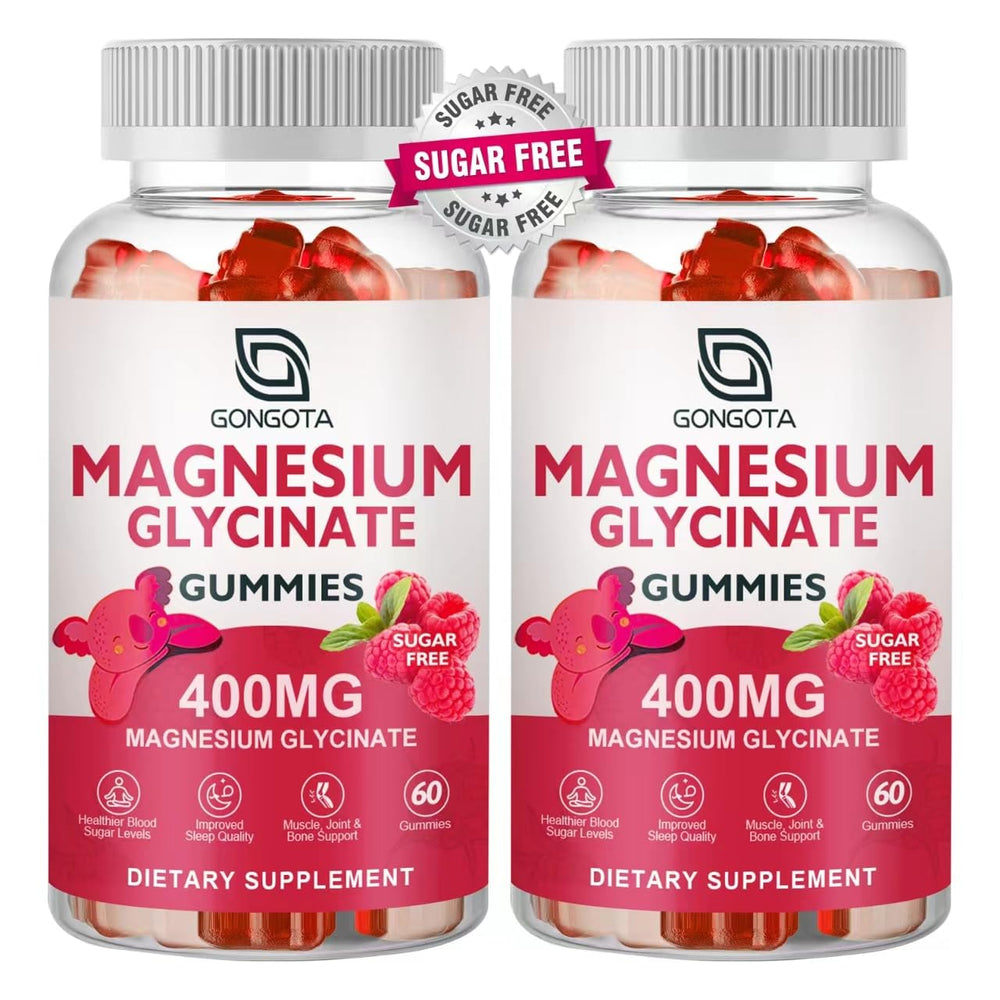 GONGOTA magnesium glycinate gummies bottle labeled for sleep support