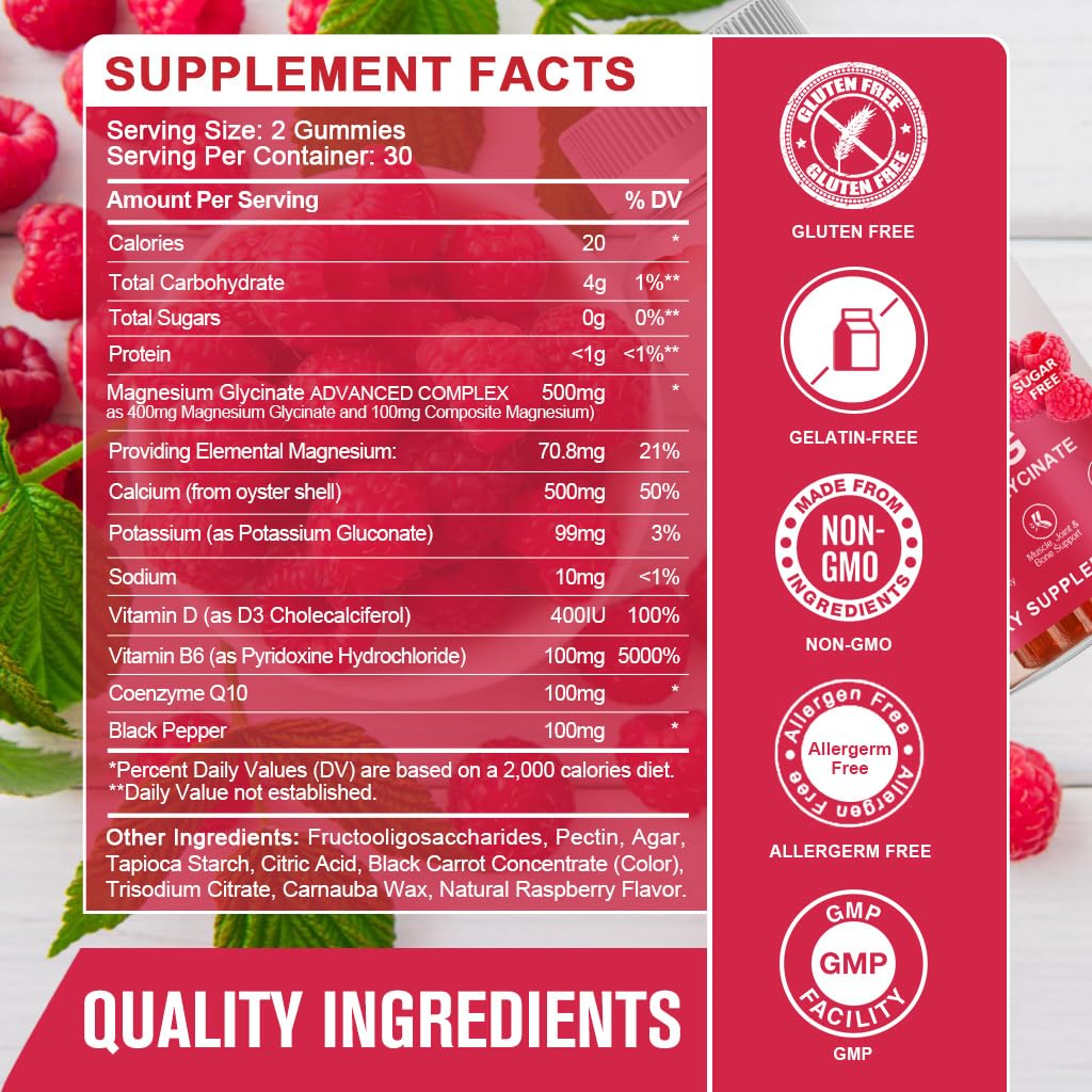 Serving size image indicating easy chew before bedtime with Gongota Gummies.