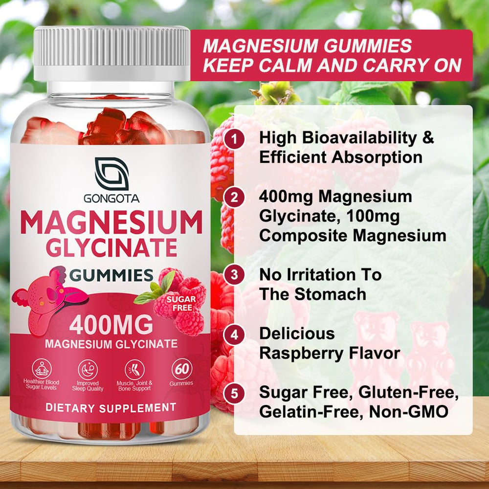 Sugar-free pectin-based Gongota Gummies formula for gentle daily consumption.