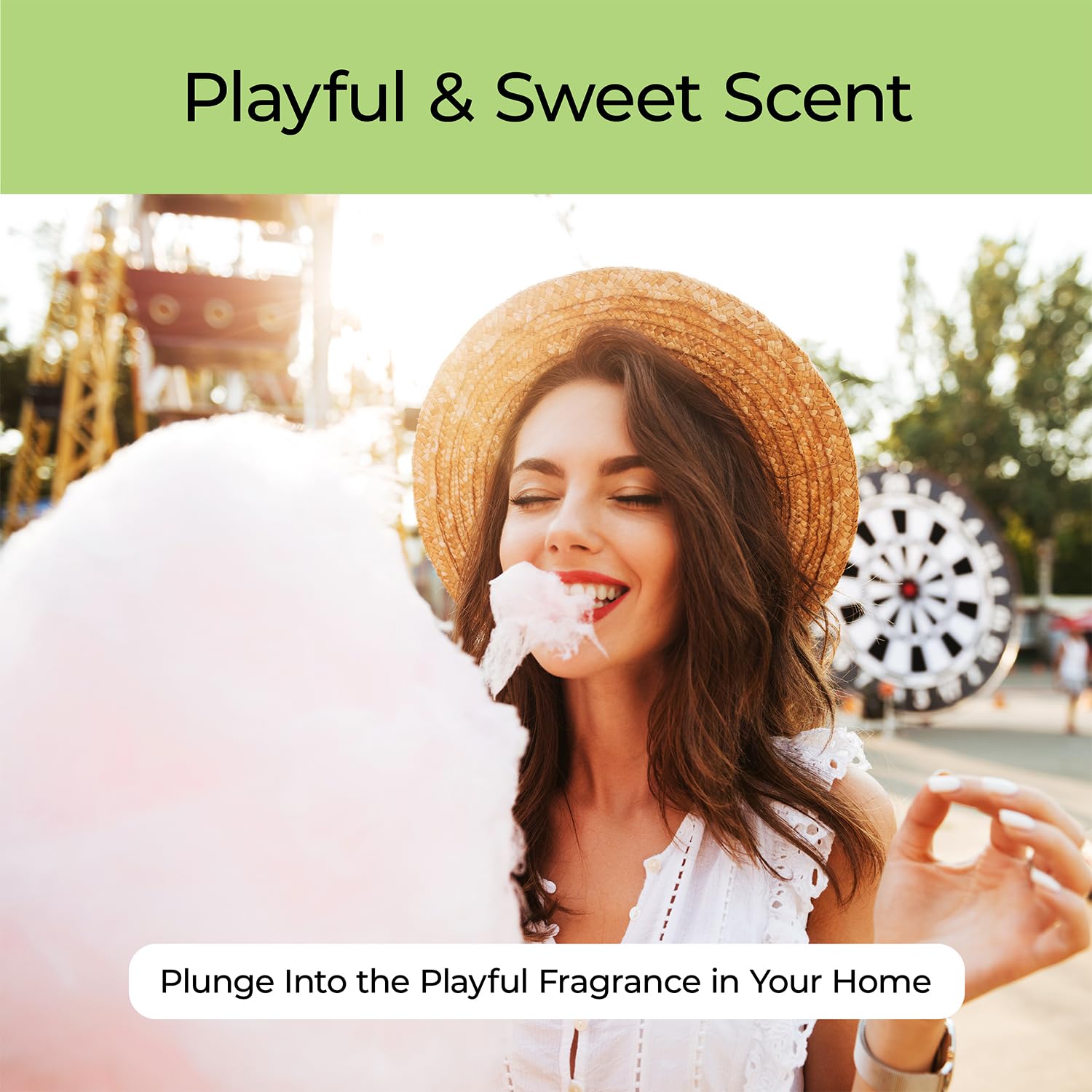 Good Essential coconut oil blend for lotions with cotton candy scent.