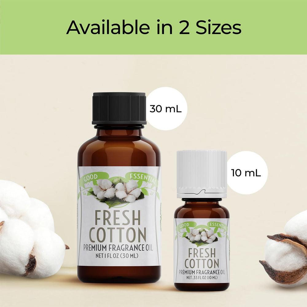 Good Essential Made in USA label ensuring quality for Fresh Cotton fragrance oil