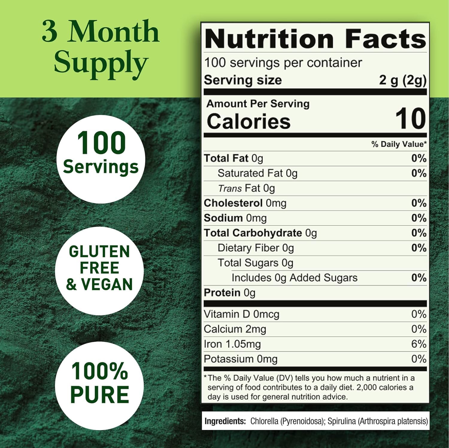 Good Natured green superfood mix supports daily energy and digestion