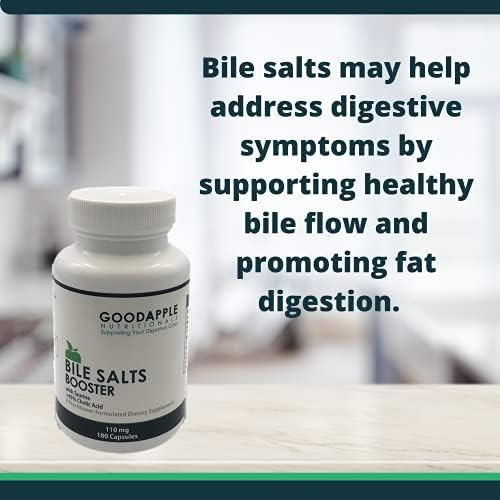 GOODAPPLE NUTRITIONALS Bile Salts Booster package promotes fats and fat-soluble vitamin absorption