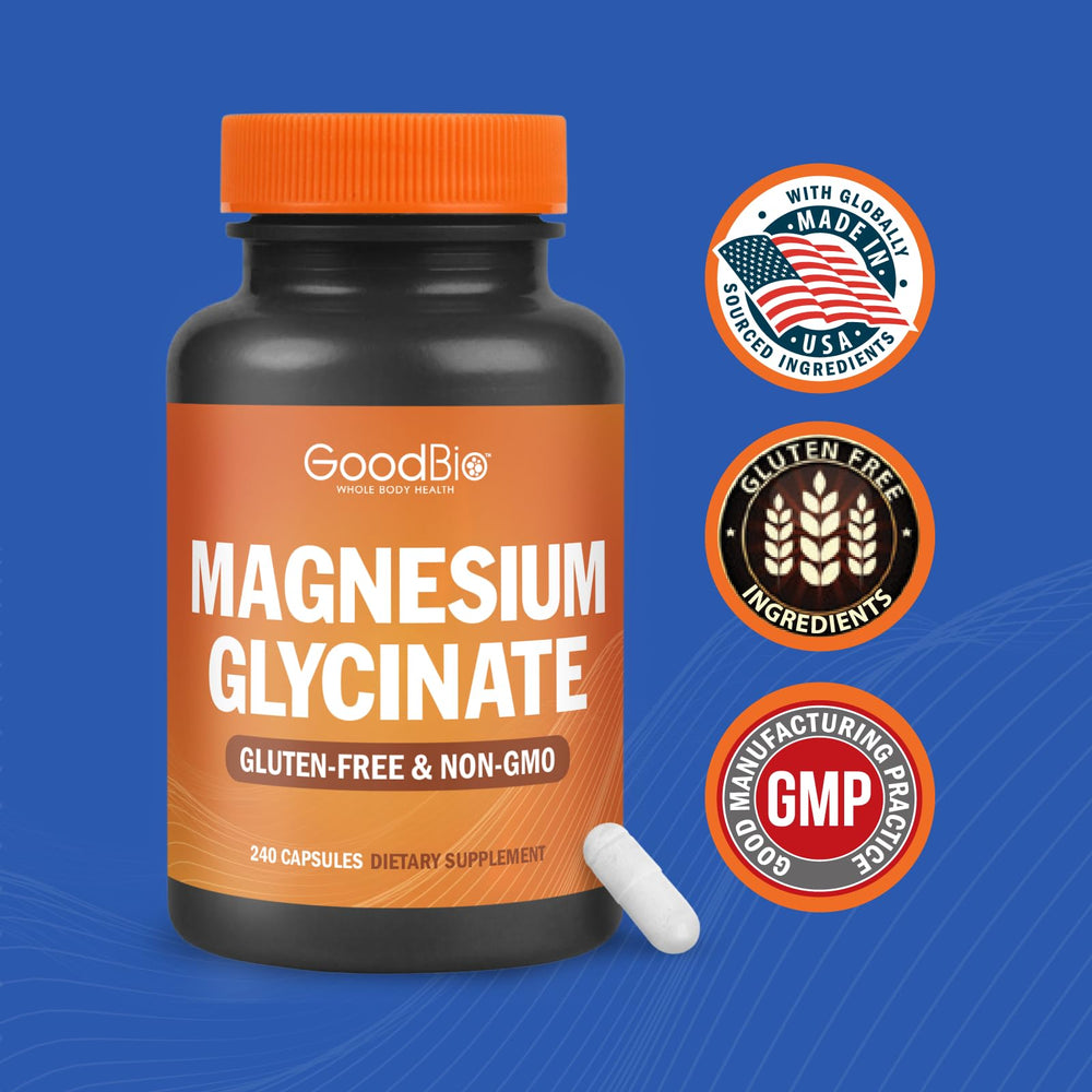 GOODBIO Easy-digestion capsules pictured for gentle daily use.