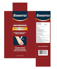 Goodnites wart remover gel precise-application-tip shows controlled application.