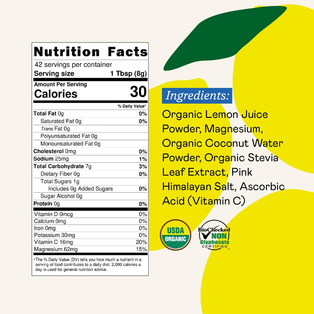 GOODONYA lemonade flavor scoop for easy mixing and refreshing taste