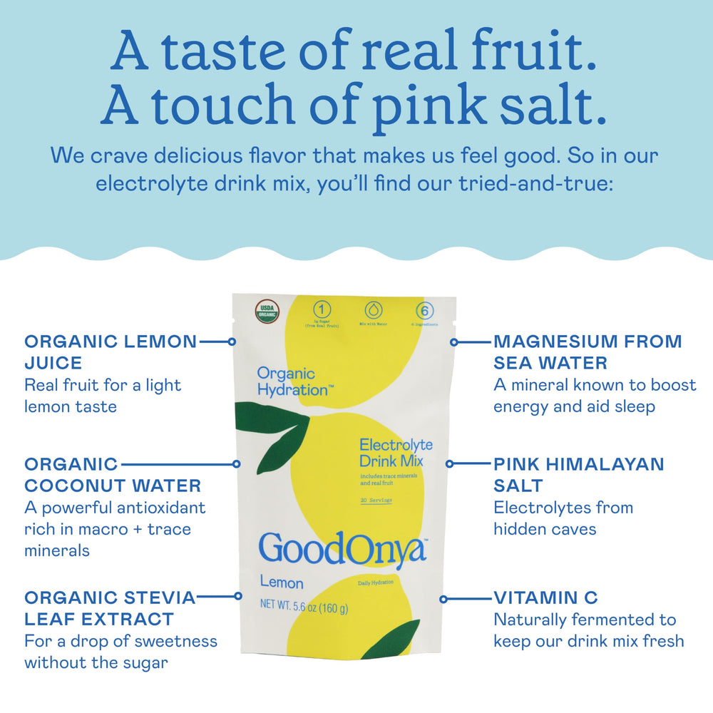 GOODONYA bottle with family enjoying drink demonstrates kid-friendly hydration on the go.