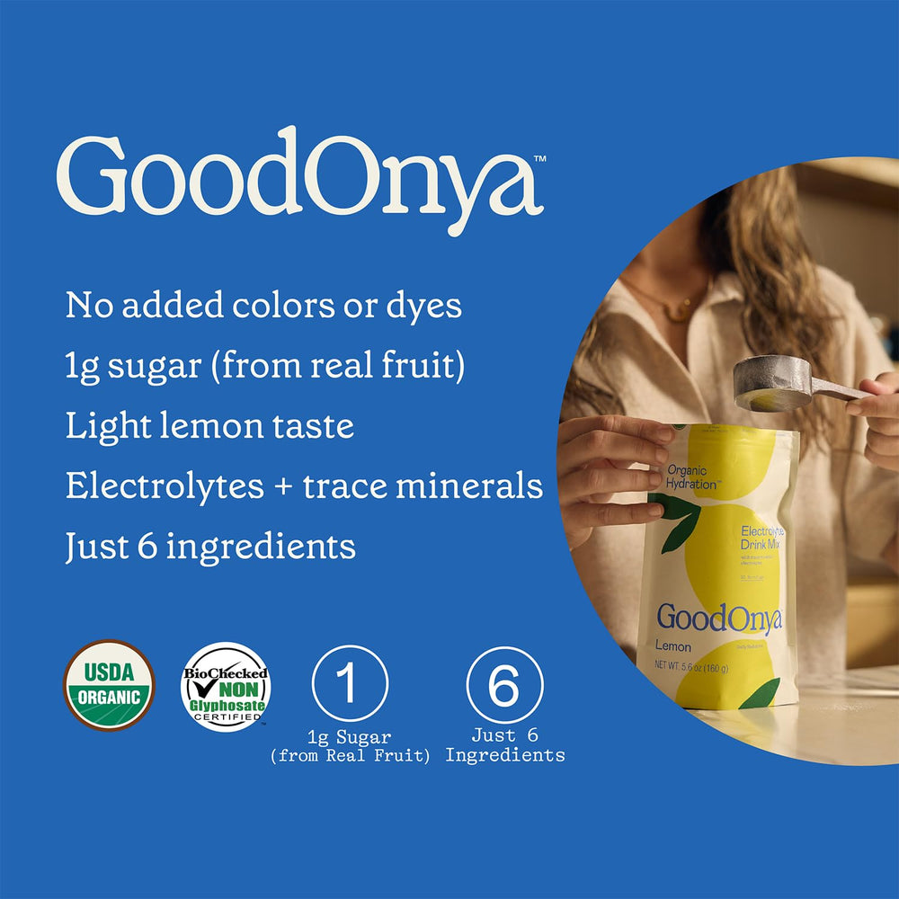 GOODONYA pink Himalayan salt crystals illustrate mineral-rich components for hydration.