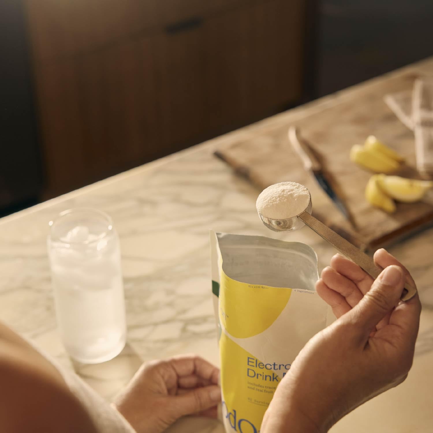 GOODONYA ready-to-drink glass with clean, crisp lemonade flavor