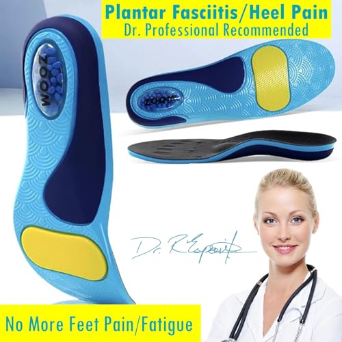 Goofort DynaZoom air cushioning insole absorbs shock to reduce foot fatigue.