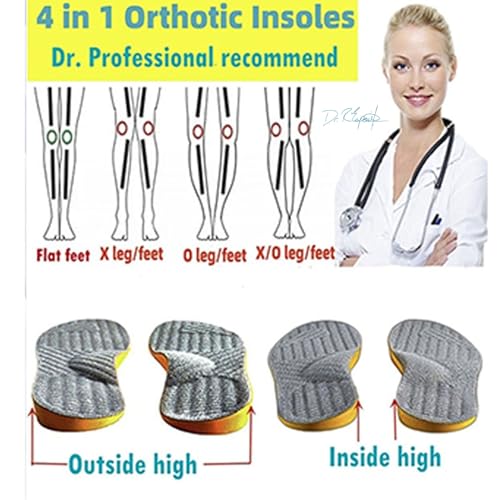 Goofort flat feet arch support insole provides stability for daily walking.