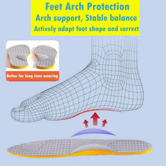 Goofort high-arch support insole aids stability for active wear.