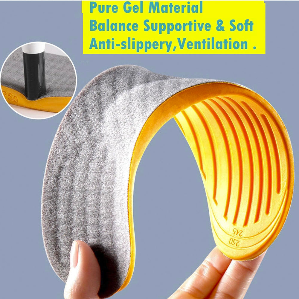 Goofort trim-to-fit insole demonstrates customizable sizing for a precise fit.