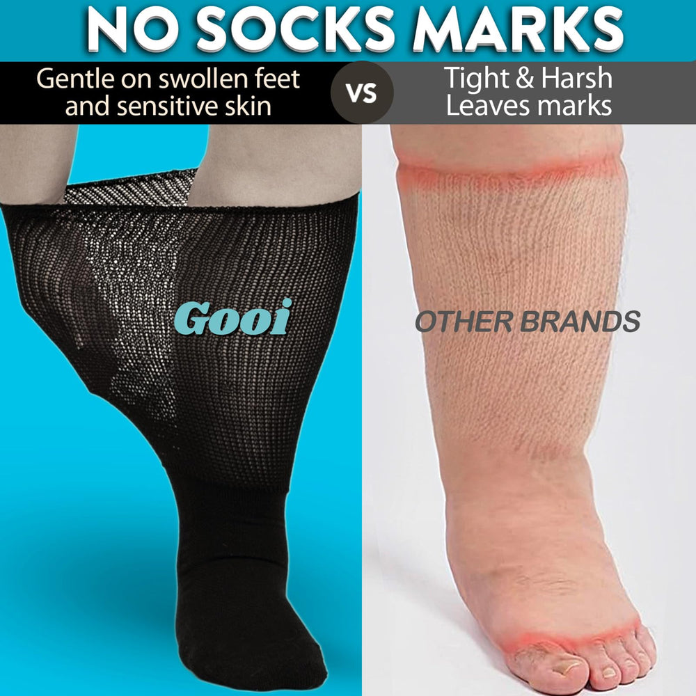 Gooi easy-on/off design aids dressing with limited dexterity.