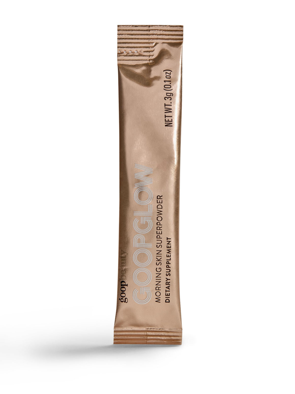 Goop Beauty Morning Skin Drink pack shot; antioxidant-rich daily skin support.
