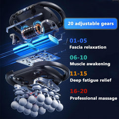 GooseFit 25mm amplitude for deep tissue relief across major muscle groups