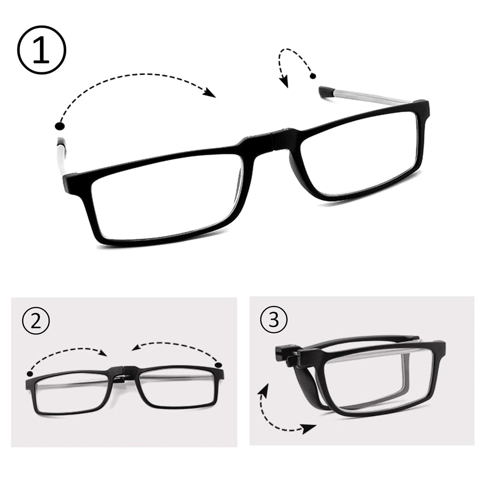 GOOSEN lentes de lectura con llavero, compacto y portable