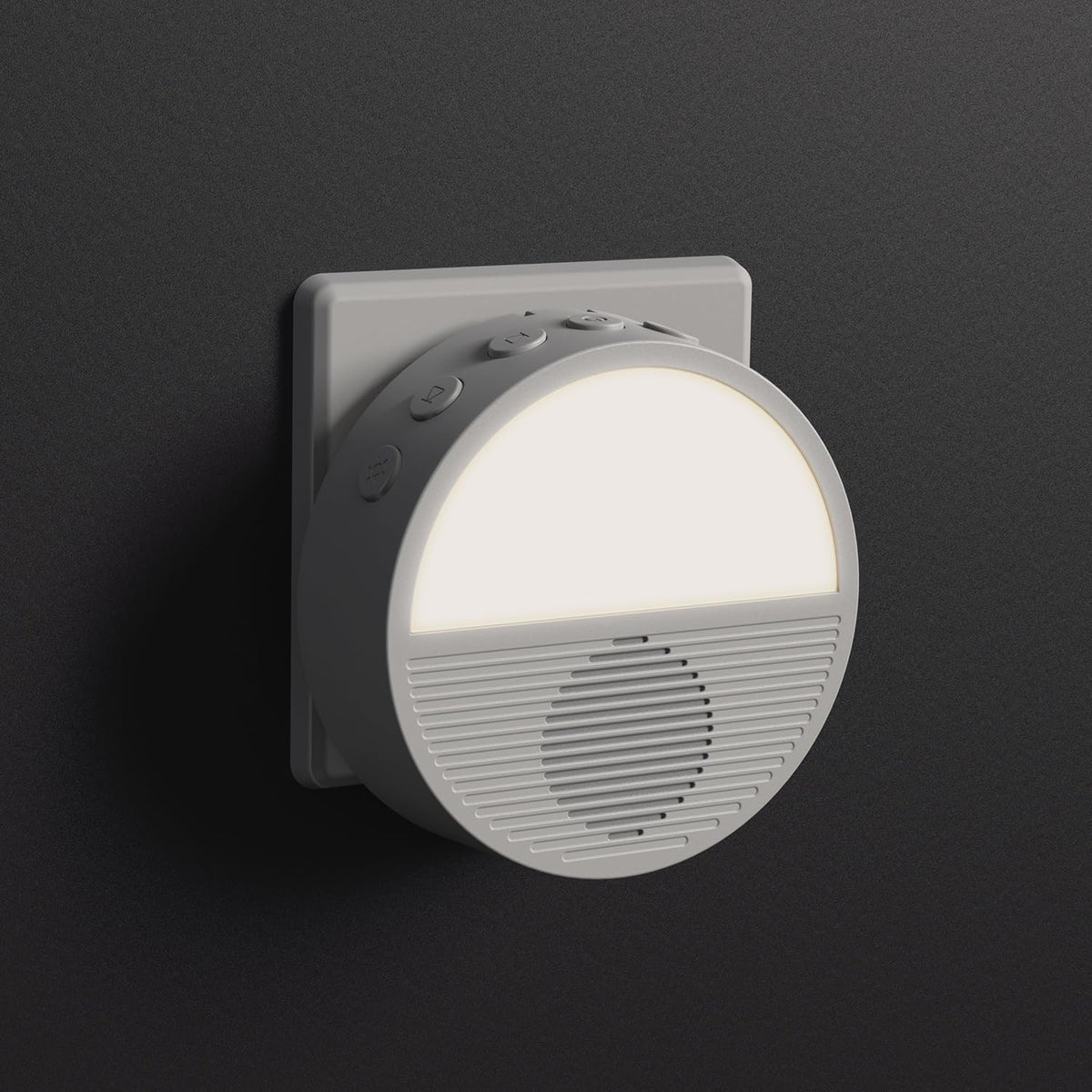 Gorgeous Home wall-plug white noise machine, clutter-free setup for better focus and sleep.