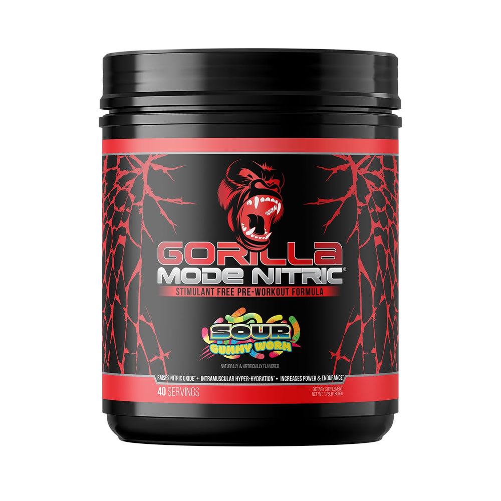 Gorilla Mind Gorilla Mode Nitric Upgraded powder pour for intense pumps