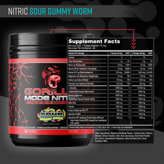 Gorilla Mind bottle showing pre-workout for reliable pumps