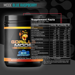 Gorilla Mode powder scoop demonstrating precise dosing for sustained energy